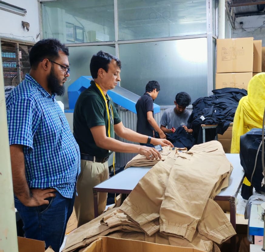 M Sardar Garments quality control process
